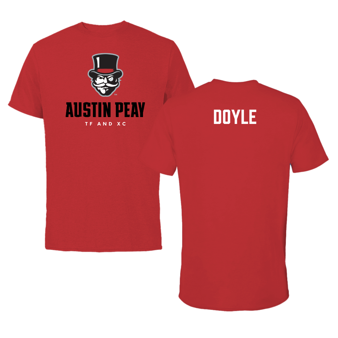 Austin Peay State University TF and XC Red Mascot Performance Tee - Ashley Doyle