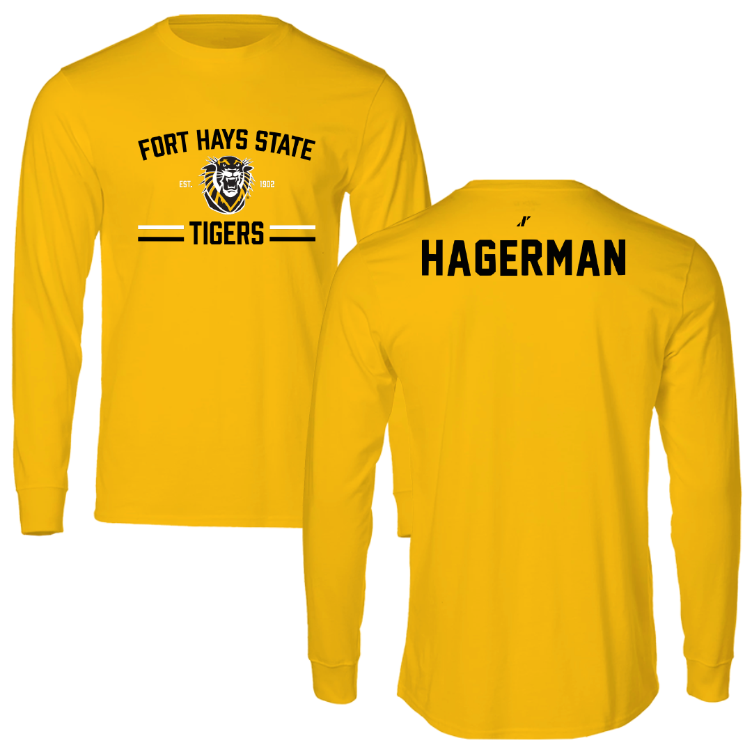 Fort Hays State University TF and XC Gold General Performance Long Sleeve - Jayme Hagerman