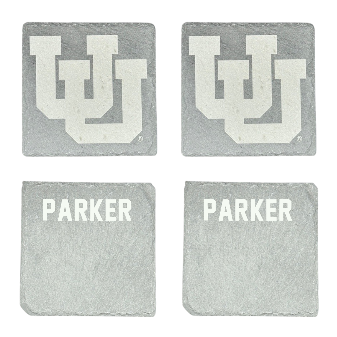 University of Utah Swimming & Diving Stone Coaster (4 Pack)  - Colin Parker