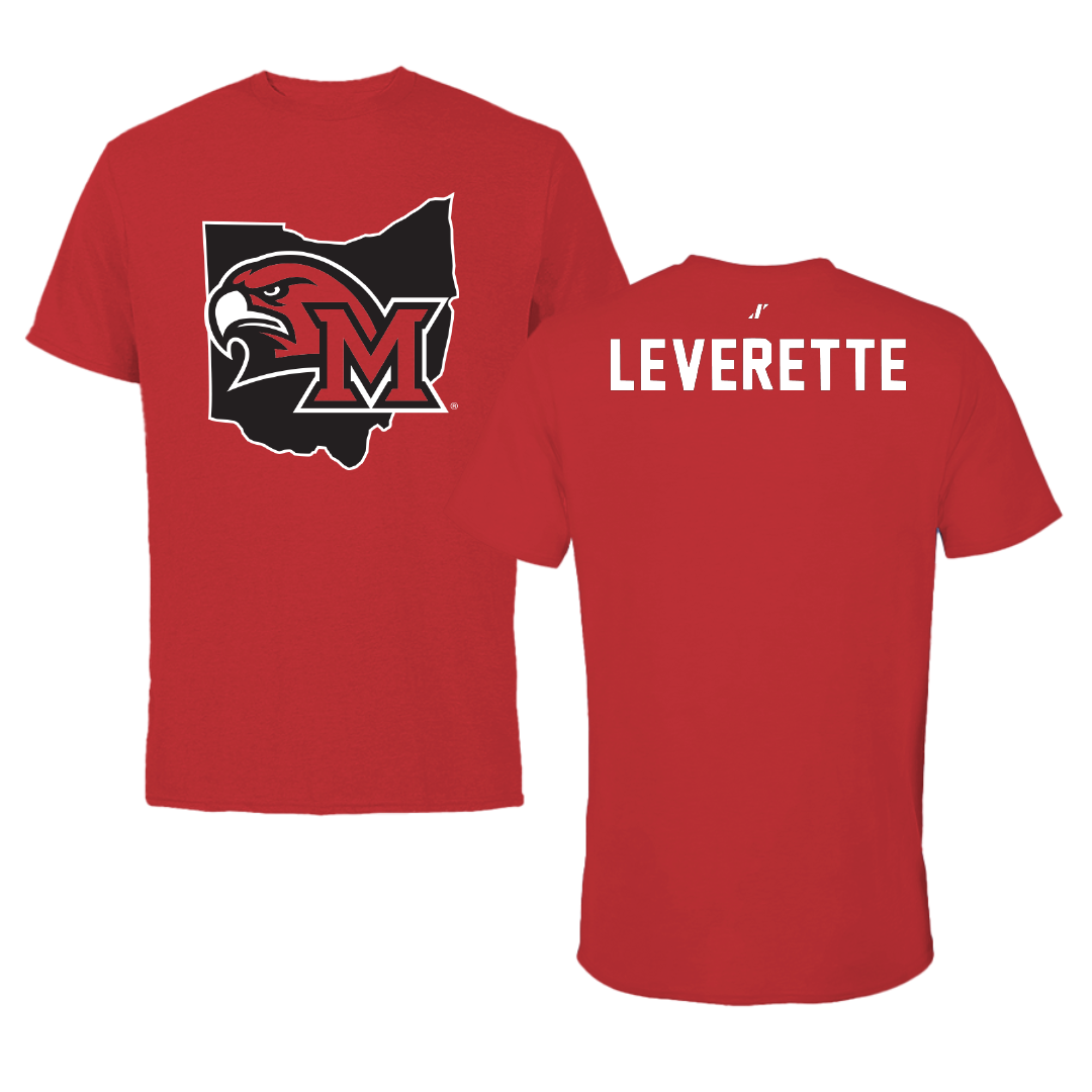 Miami University (Ohio) TF and XC Red State Performance Tee - Jonathon Leverette