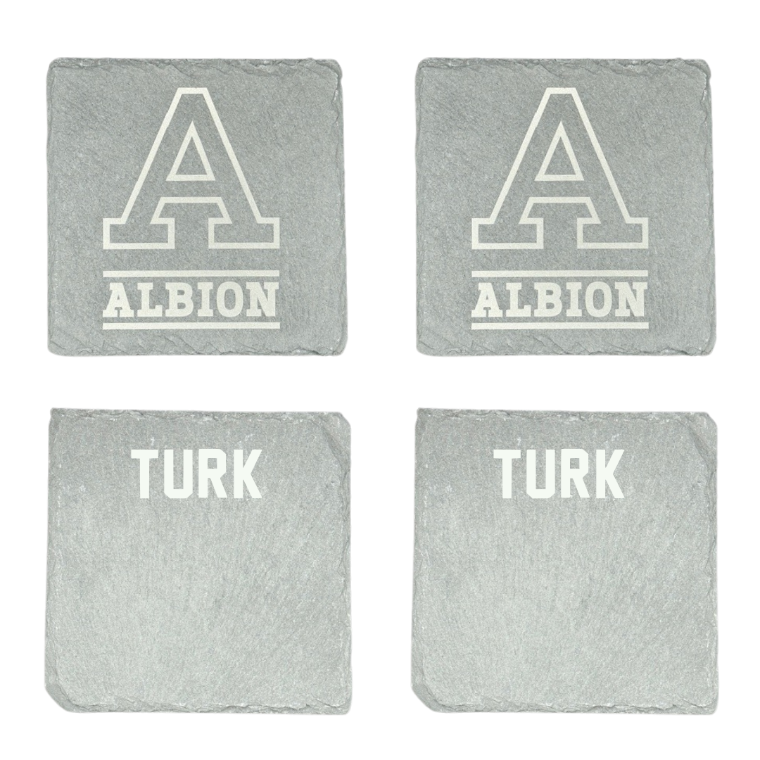 Albion College Wrestling Stone Coaster (4 Pack)  - Colton Turk