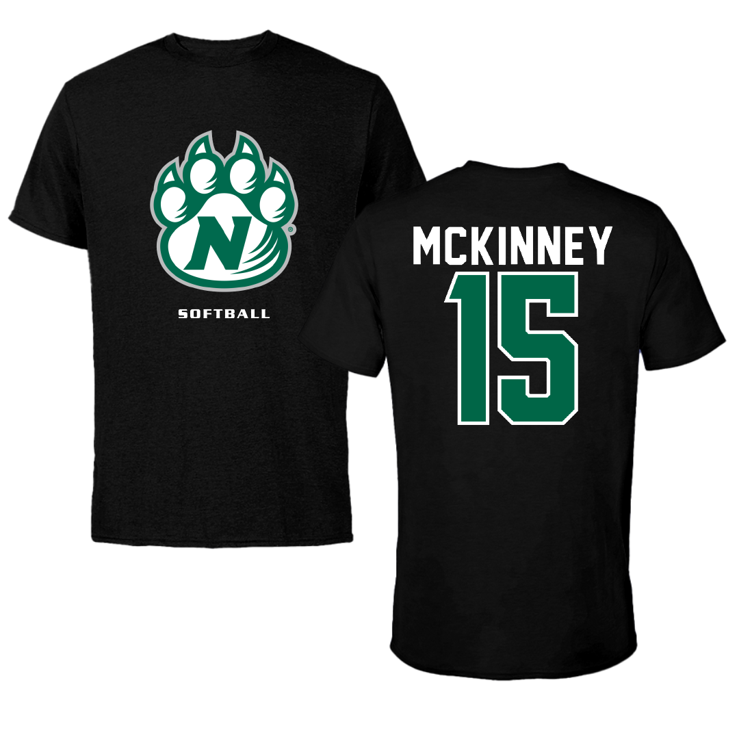 Northwest Missouri State University Softball Black Performance Tee - #15 Gracelyn McKinney
