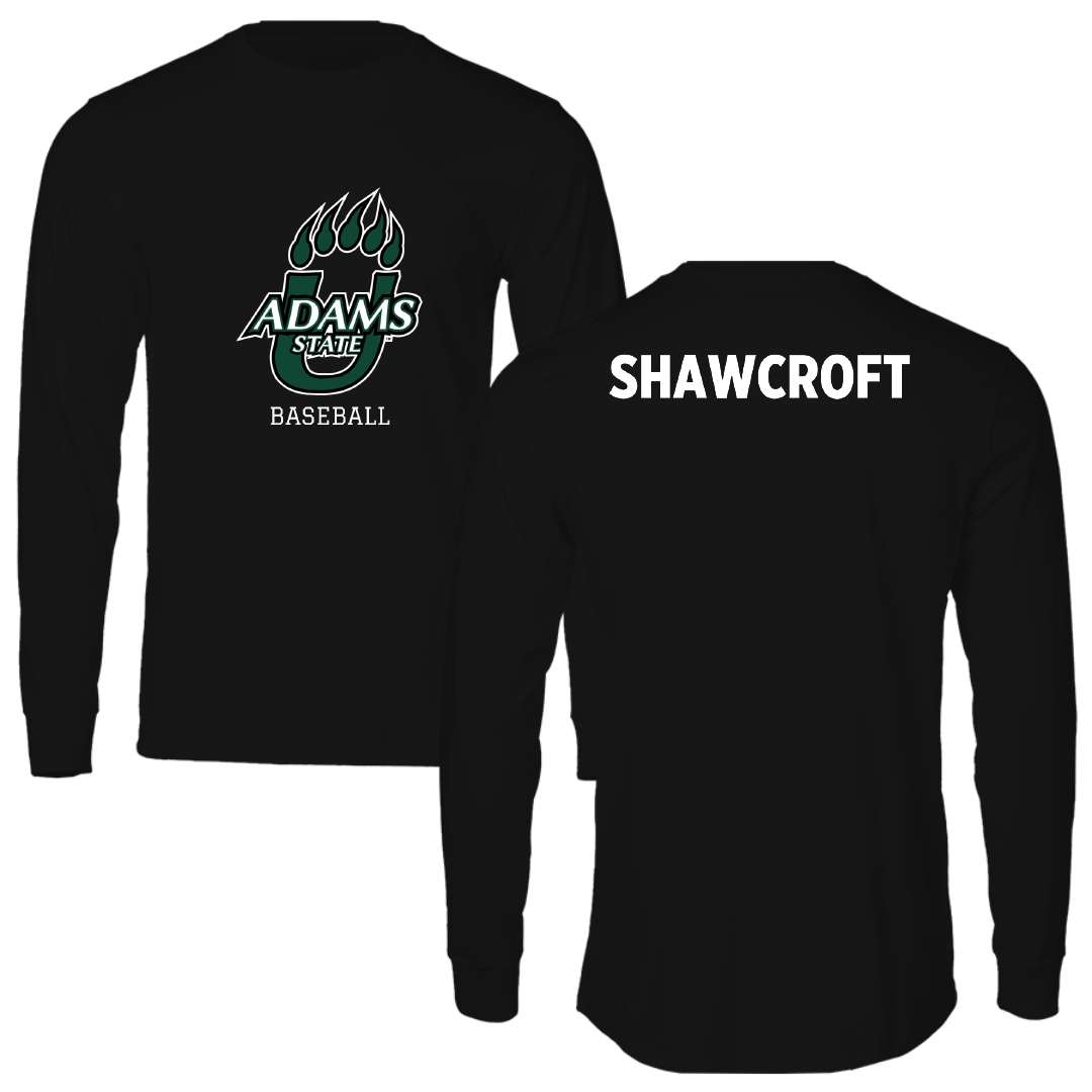 Adams State University Baseball Black State Performance Long Sleeve - Byron Shawcroft