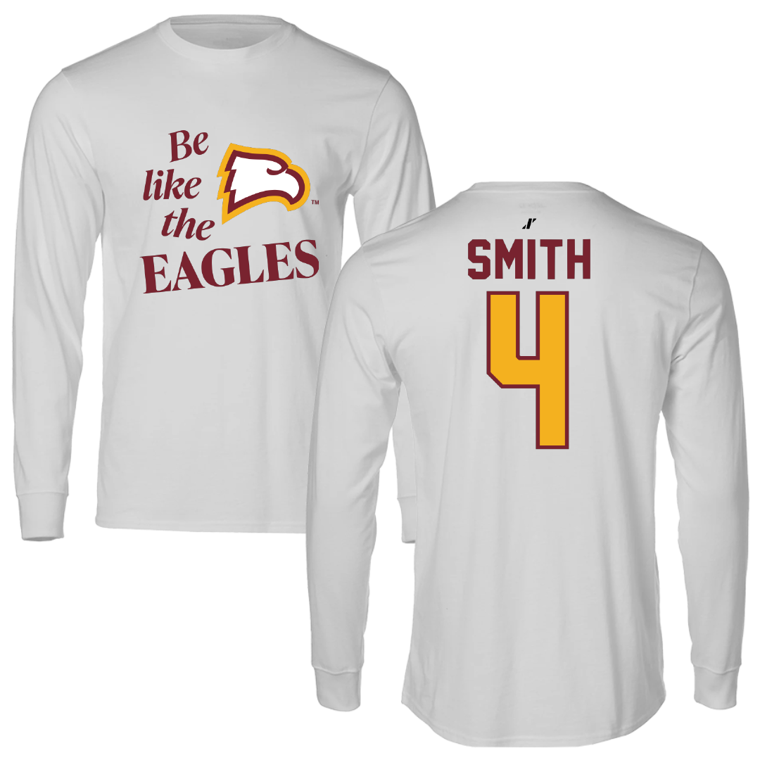 Winthrop University Soccer Light Gray Be Like Us Performance Long Sleeve - #4 Emma Smith