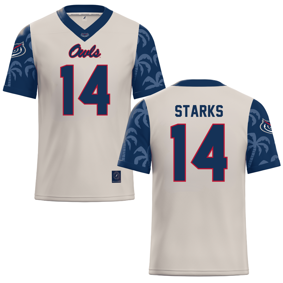 Florida Atlantic University Sand Football Jersey - #14 Tyriq Starks
