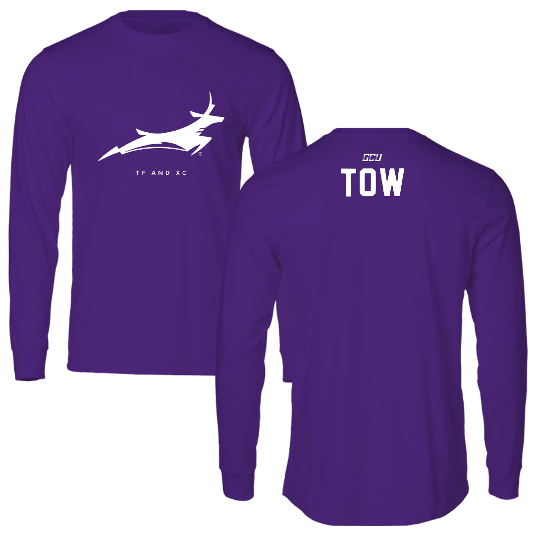 Grand Canyon University TF and XC Purple Performance Long Sleeve - Casey Tow