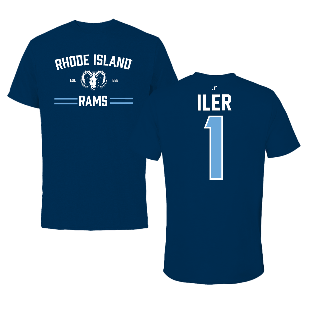 University of Rhode Island Lacrosse Navy General Tee - #1 Madison Iler