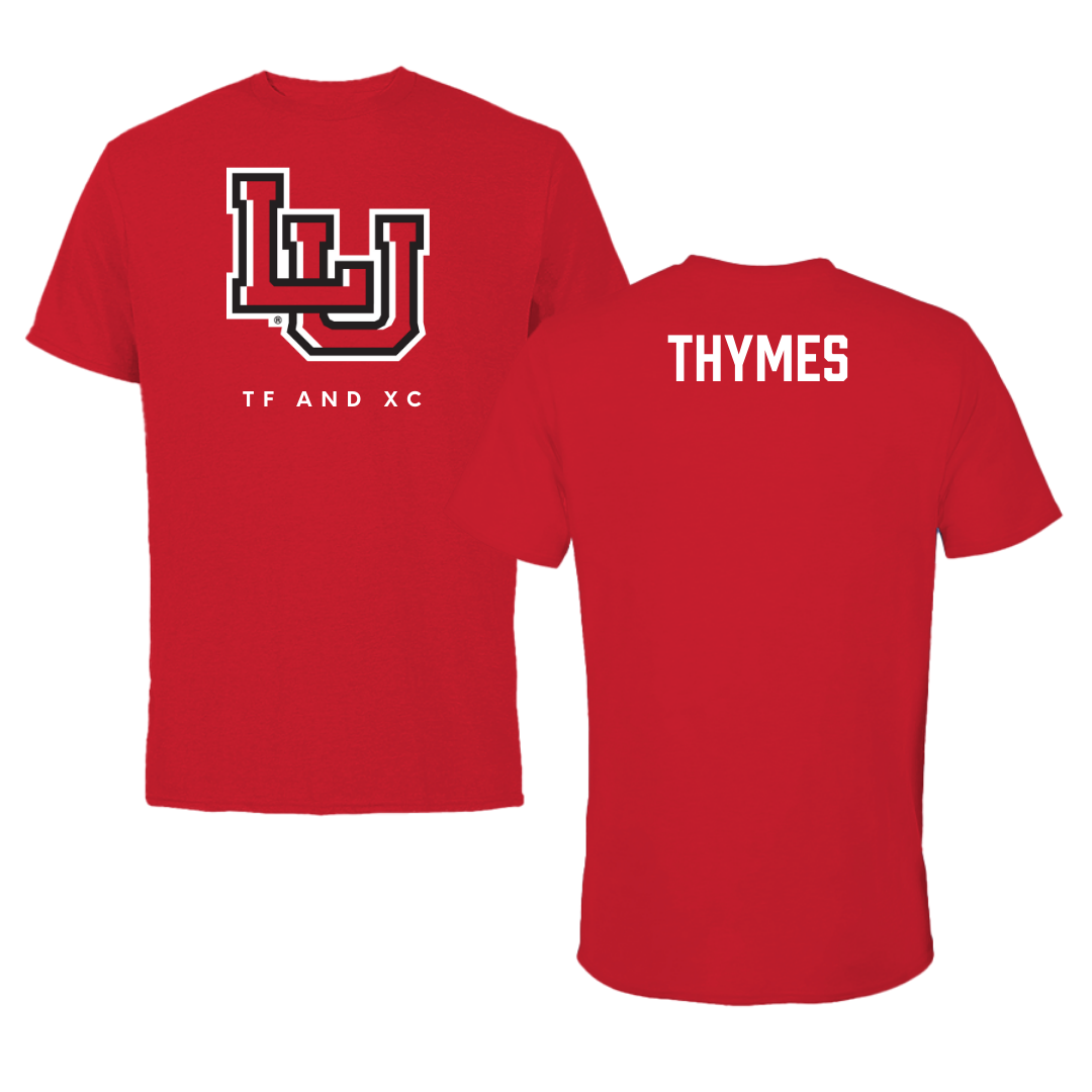 Lamar University TF and XC Red Performance Tee - Jakenzie Thymes