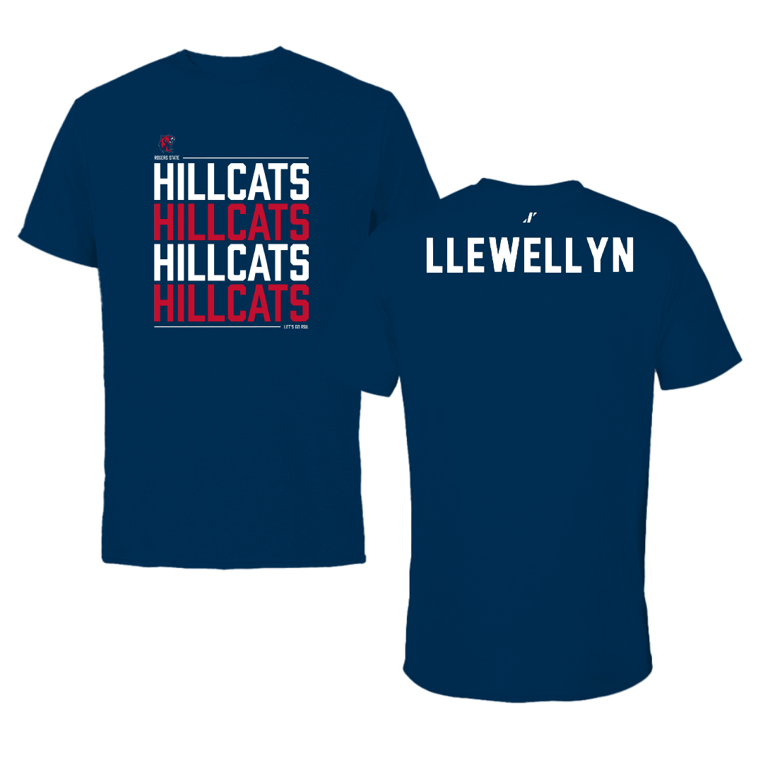 Rogers State University TF and XC Navy General Tee - Devyn Llewellyn