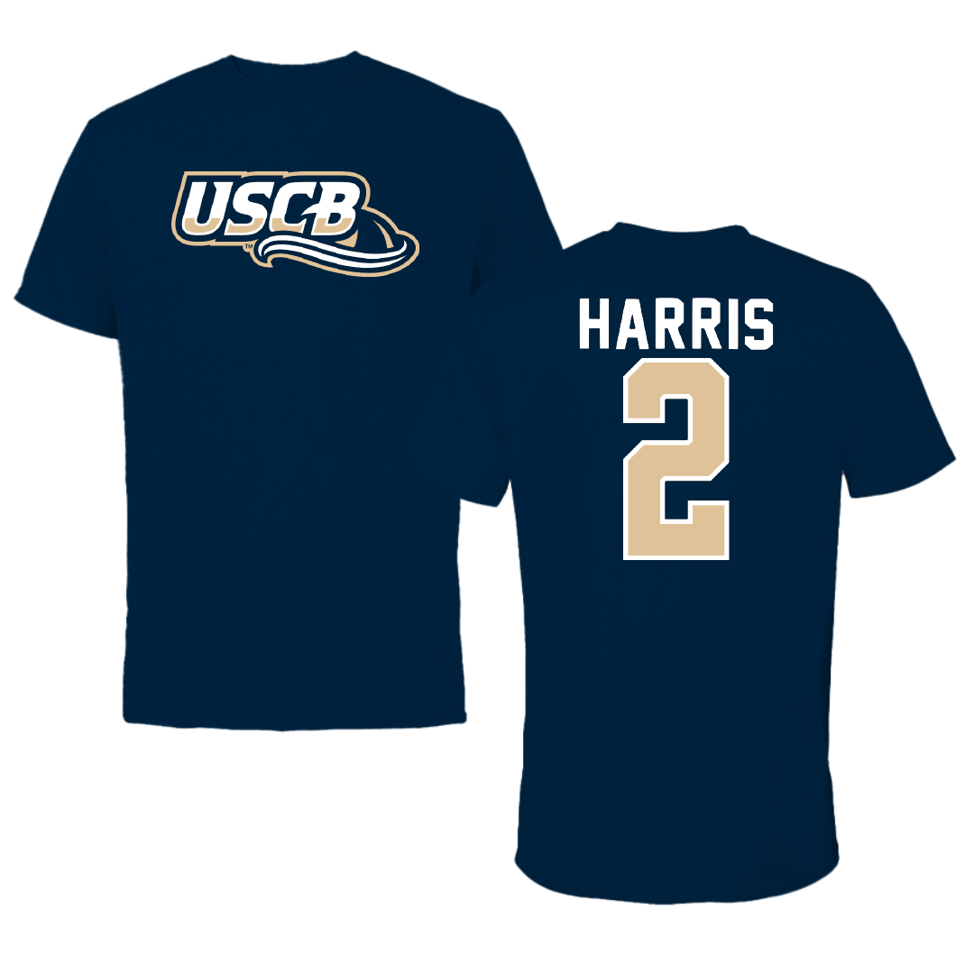 University of South Carolina Beaufort Soccer Navy Tee - #2 Kennedy Harris