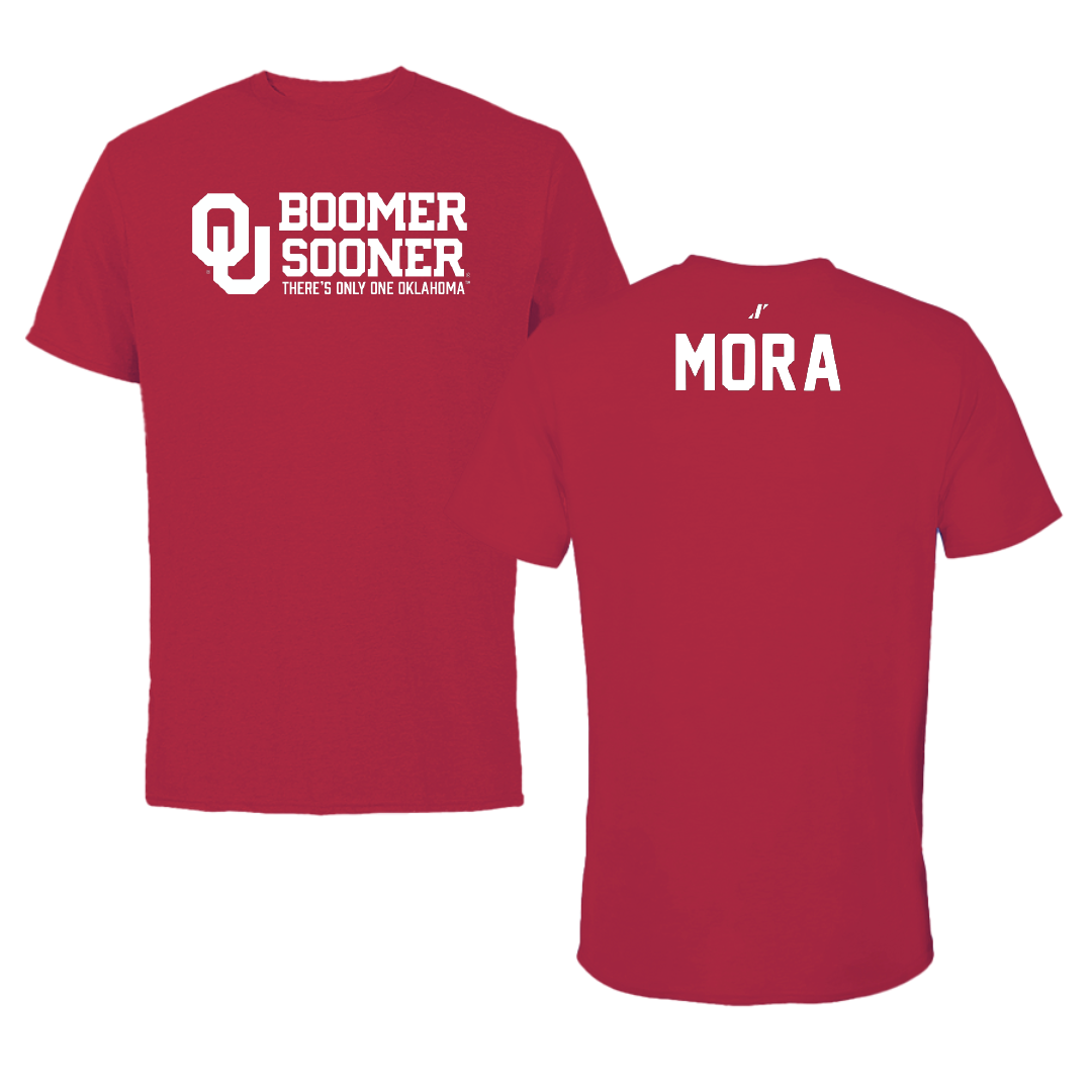 University of Oklahoma Wrestling Crimson General Tee - Juan Mora