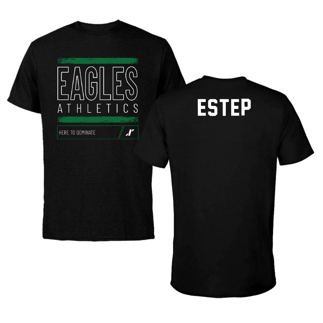 Eastern Michigan University Swimming & Diving Black Dominate Tee - Riess Estep