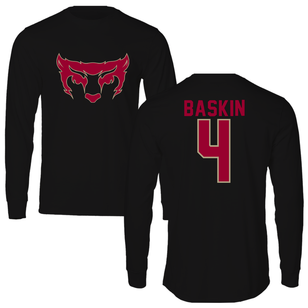 Willamette University Baseball Black Long Sleeve - #4 Drew Baskin