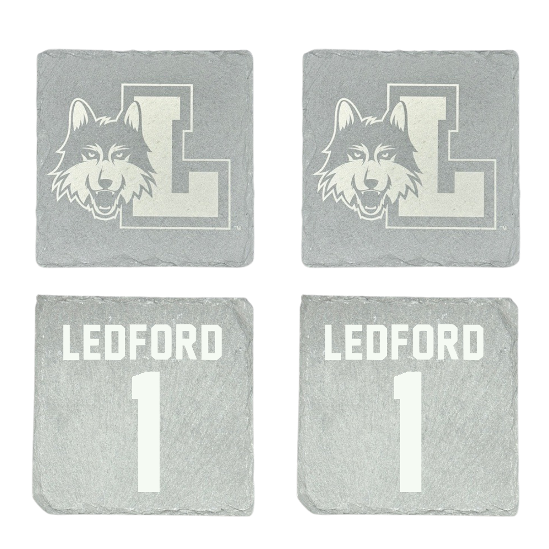 Loyola University-Chicago Volleyball Stone Coaster (4 Pack)  - #1 Charlie Ledford