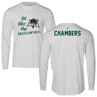 Mississippi Valley State University TF and XC Light Gray Be Like Us Performance Long Sleeve - Ricardo Chambers