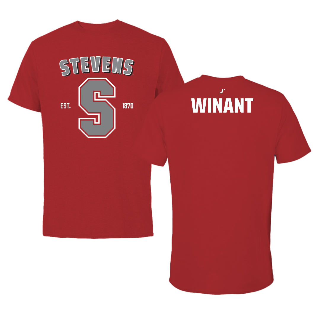 Stevens Institute of Technology TF and XC Canvas Red General Tee - Douglas Winant