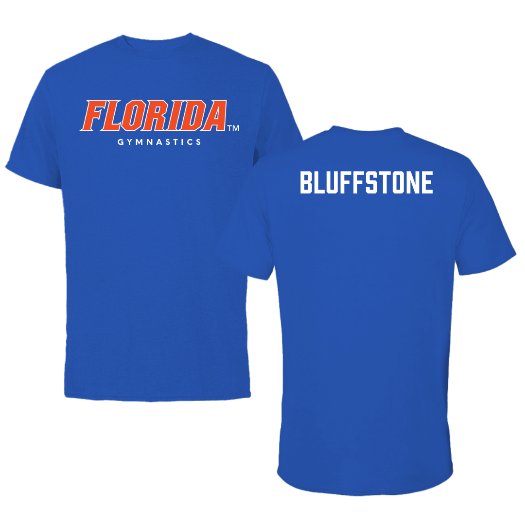 University of Florida Gymnastics True Royal Florida Performance Tee - Kaylee Bluffstone
