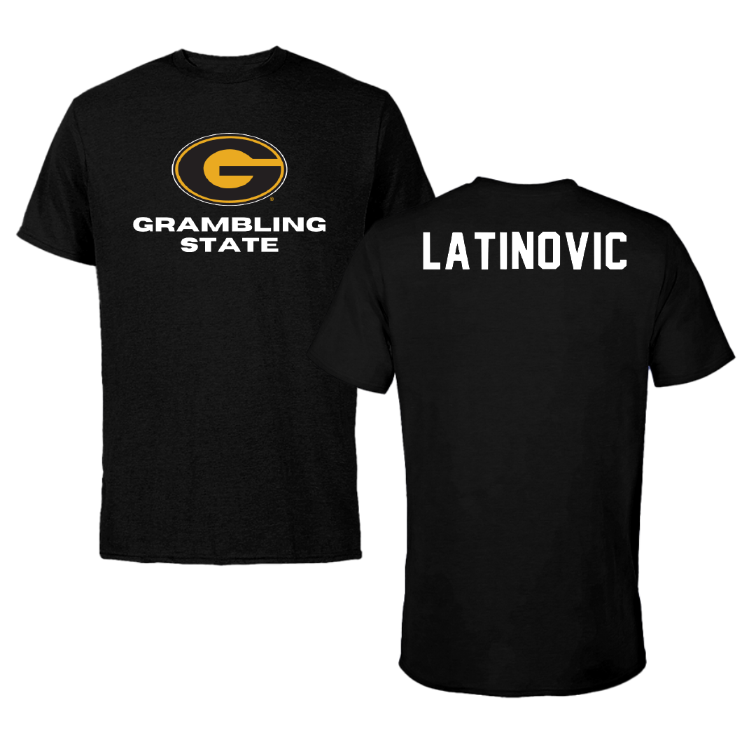 Grambling State University Tennis Black Tee - Jovana Latinovic