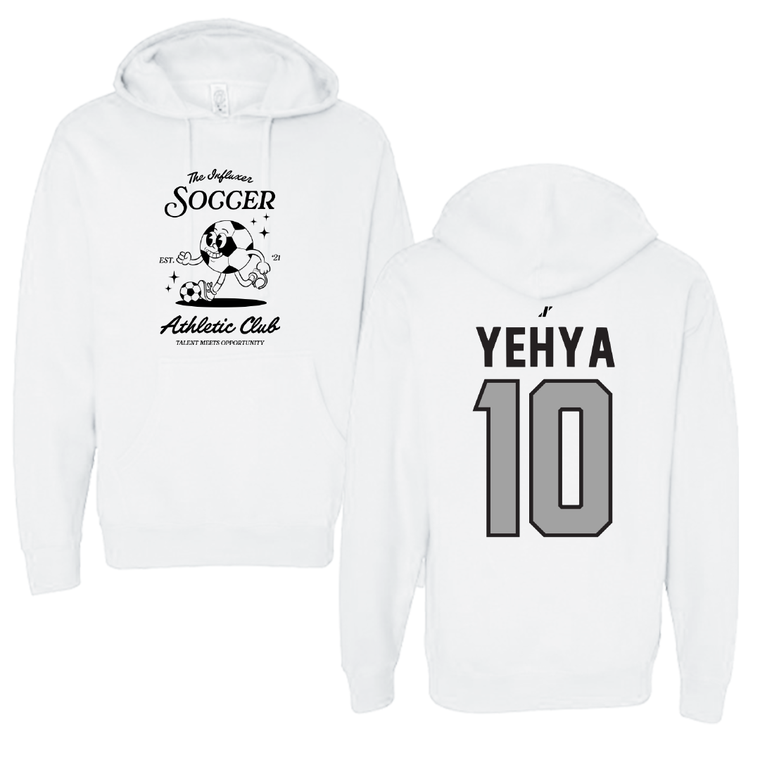 Soccer White Influxer Athletic Club Hoodie - #10 Omar Yehya