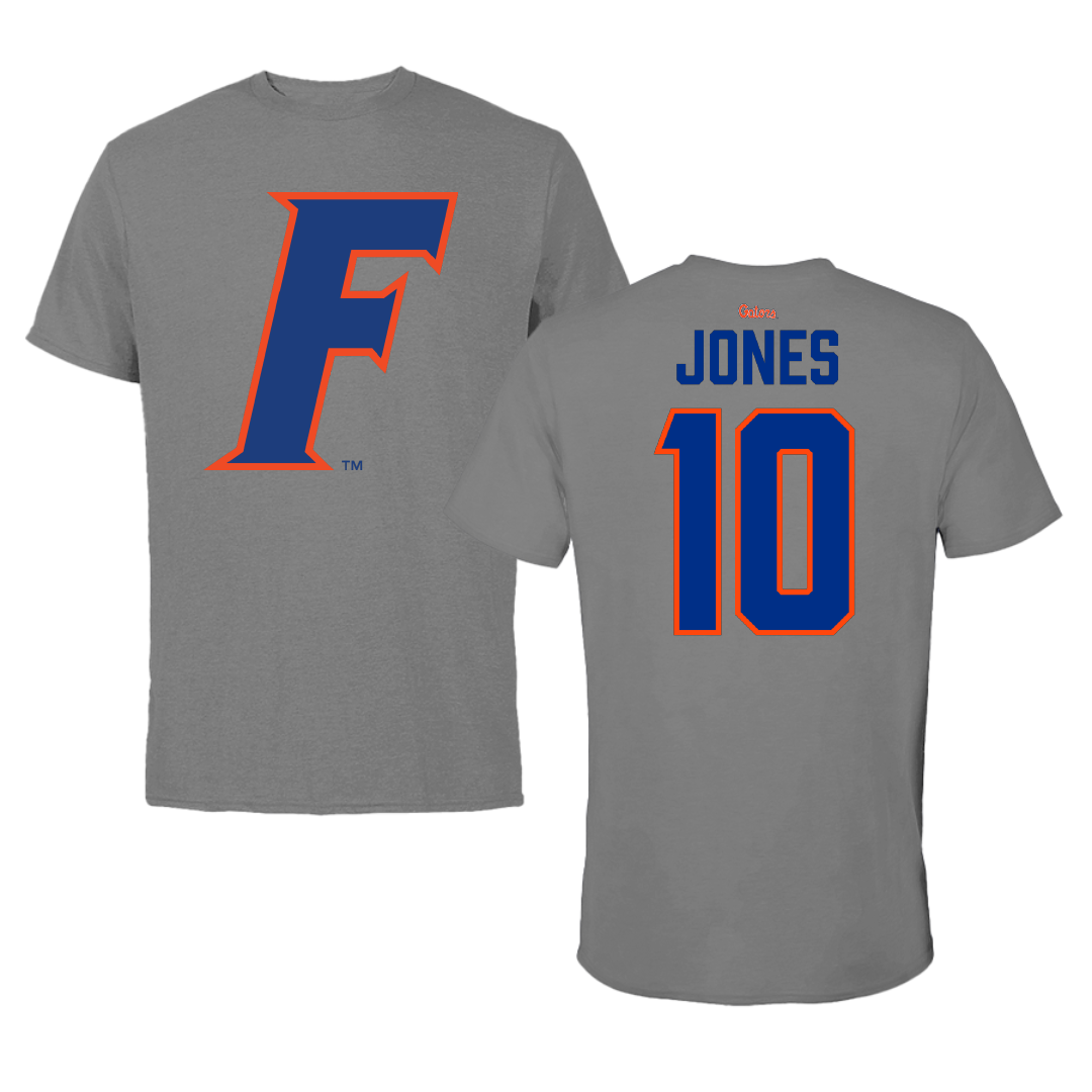 University of Florida Soccer Dark Gray Tee - #10 Madison Jones