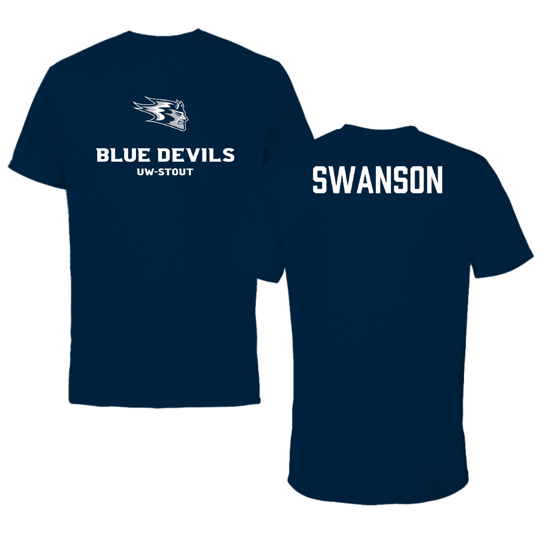 University of Wisconsin-Stout Dance Navy Performance Tee - Isabelle Swanson
