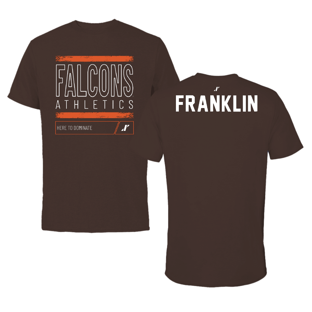 Bowling Green State University TF and XC Brown Dominate Tee - Kiersten Franklin