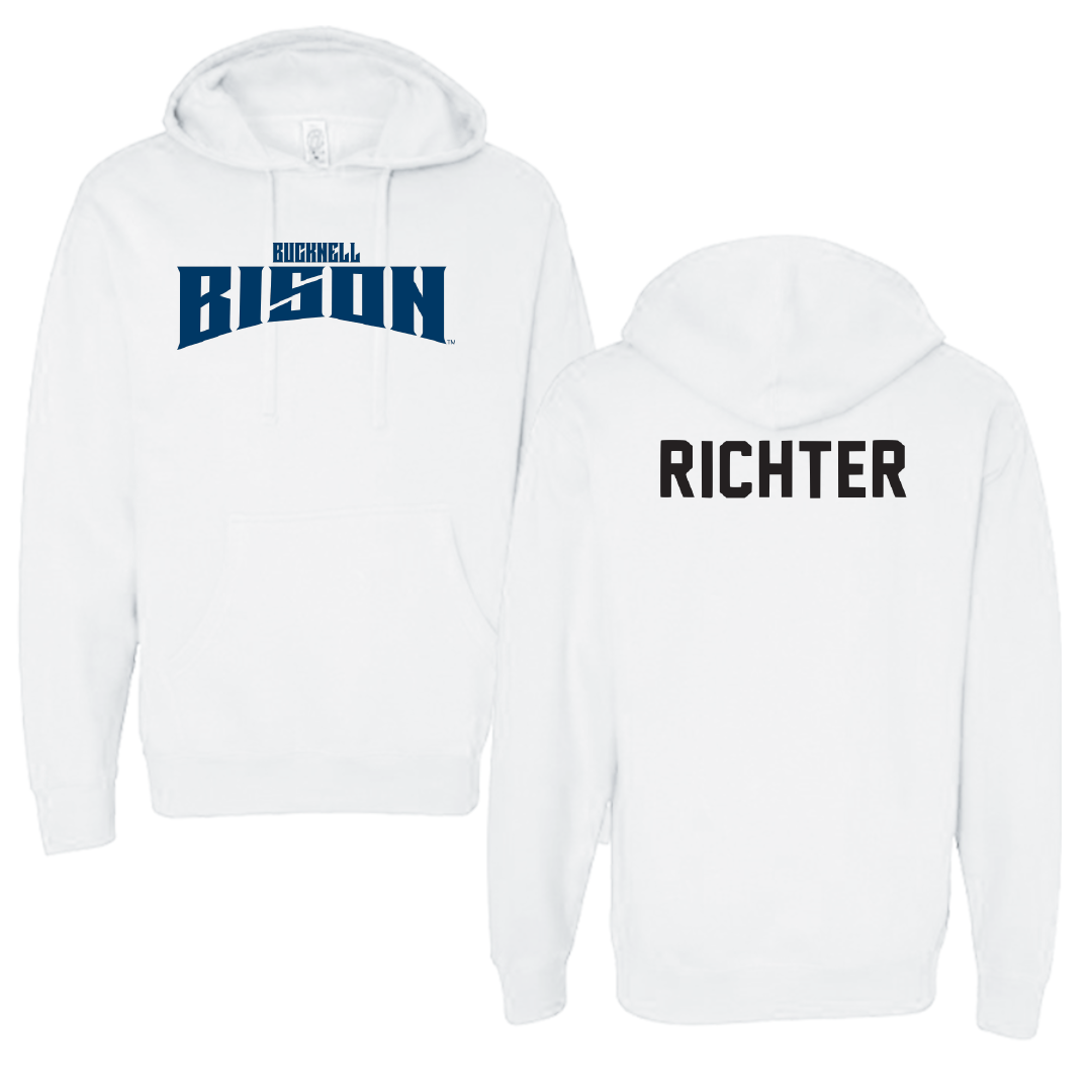 Bucknell University Golf White Classic Hoodie - Paige Richter
