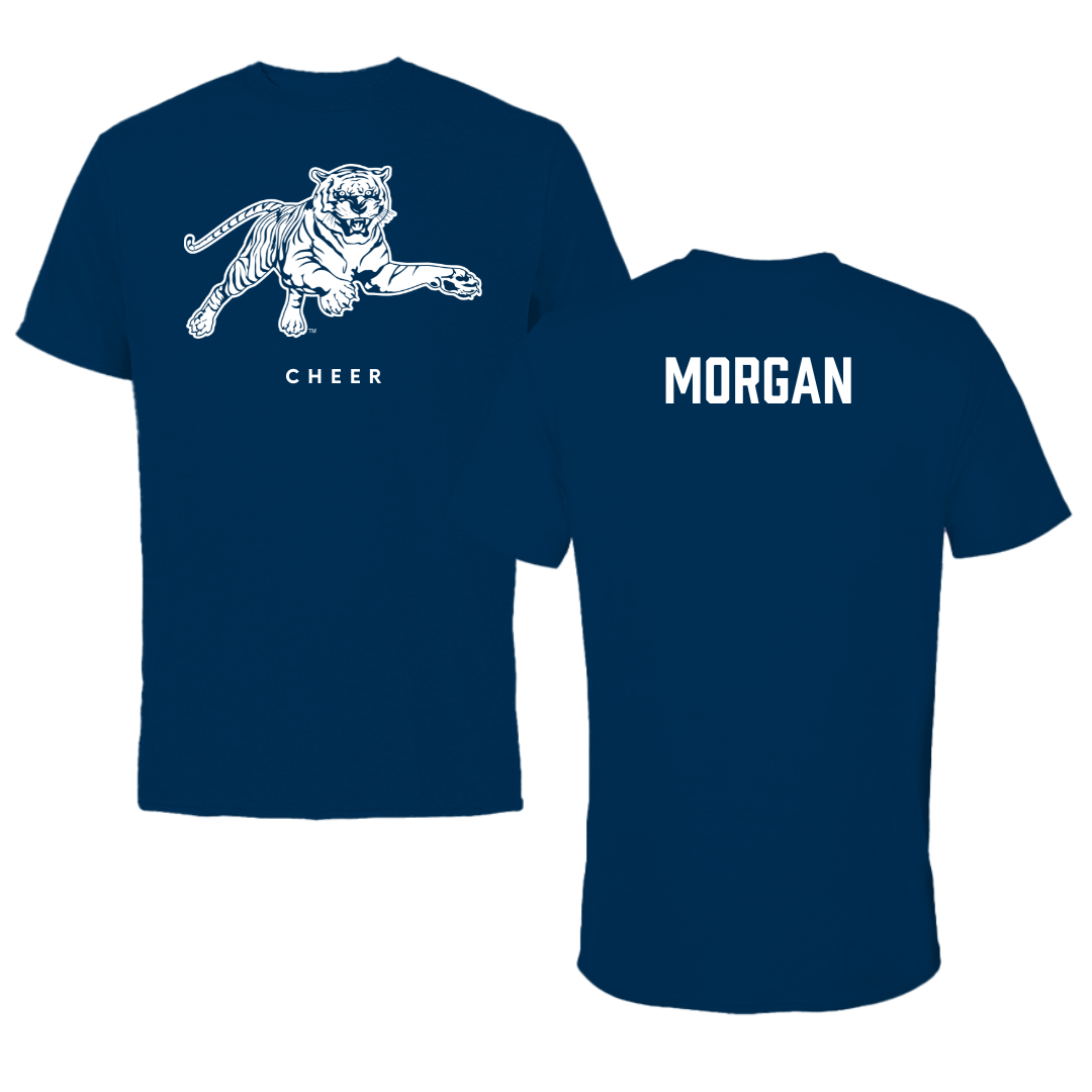 Jackson State University Cheer Navy Tee - Tylah Morgan