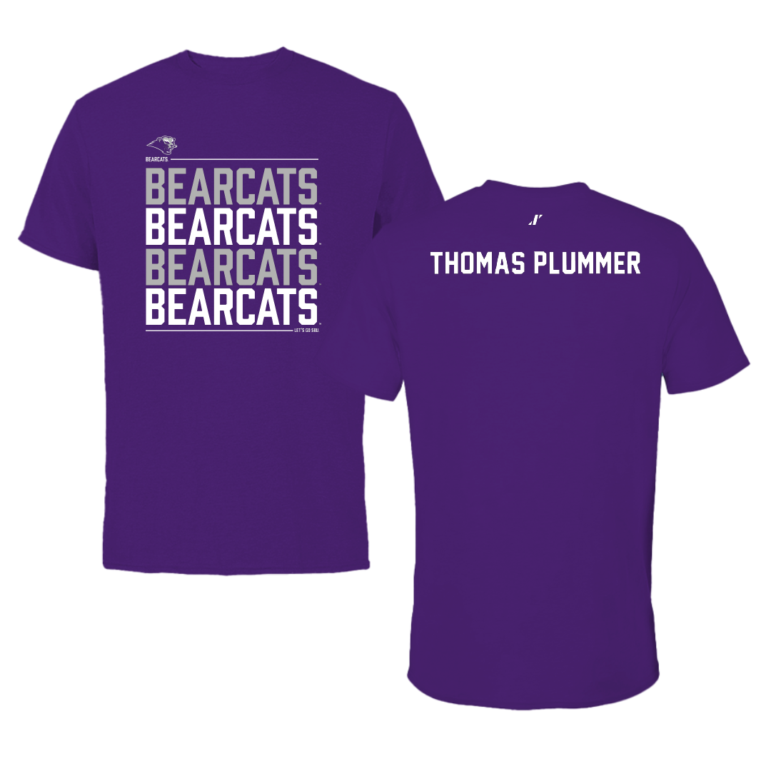 Southwest Baptist University TF and XC Purple General Tee - Chase Thomas Plummer