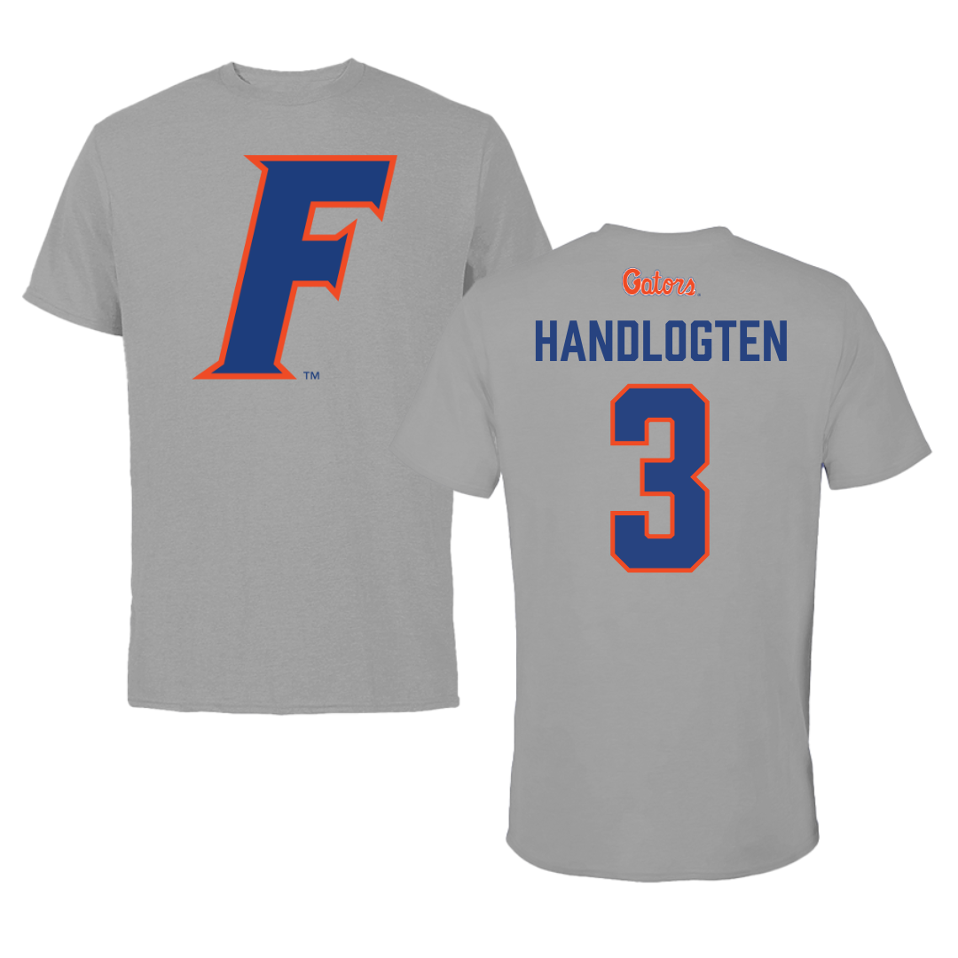 University of Florida Basketball Dark Gray Performance Tee - #3 Micah Handlogten