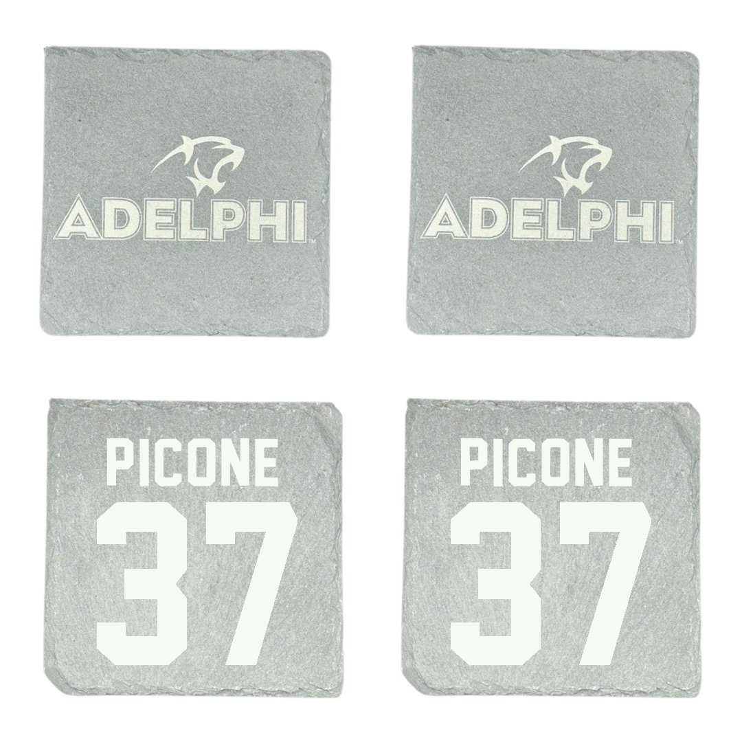 Adelphi University Baseball Stone Coaster (4 Pack)  - #37 CJ Picone