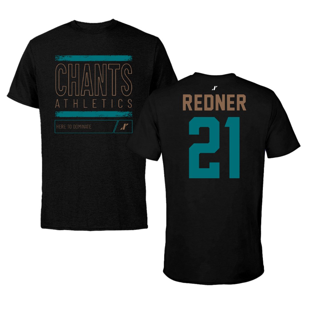 Coastal Carolina University Soccer Black Dominate Tee - #21 Sophie Redner