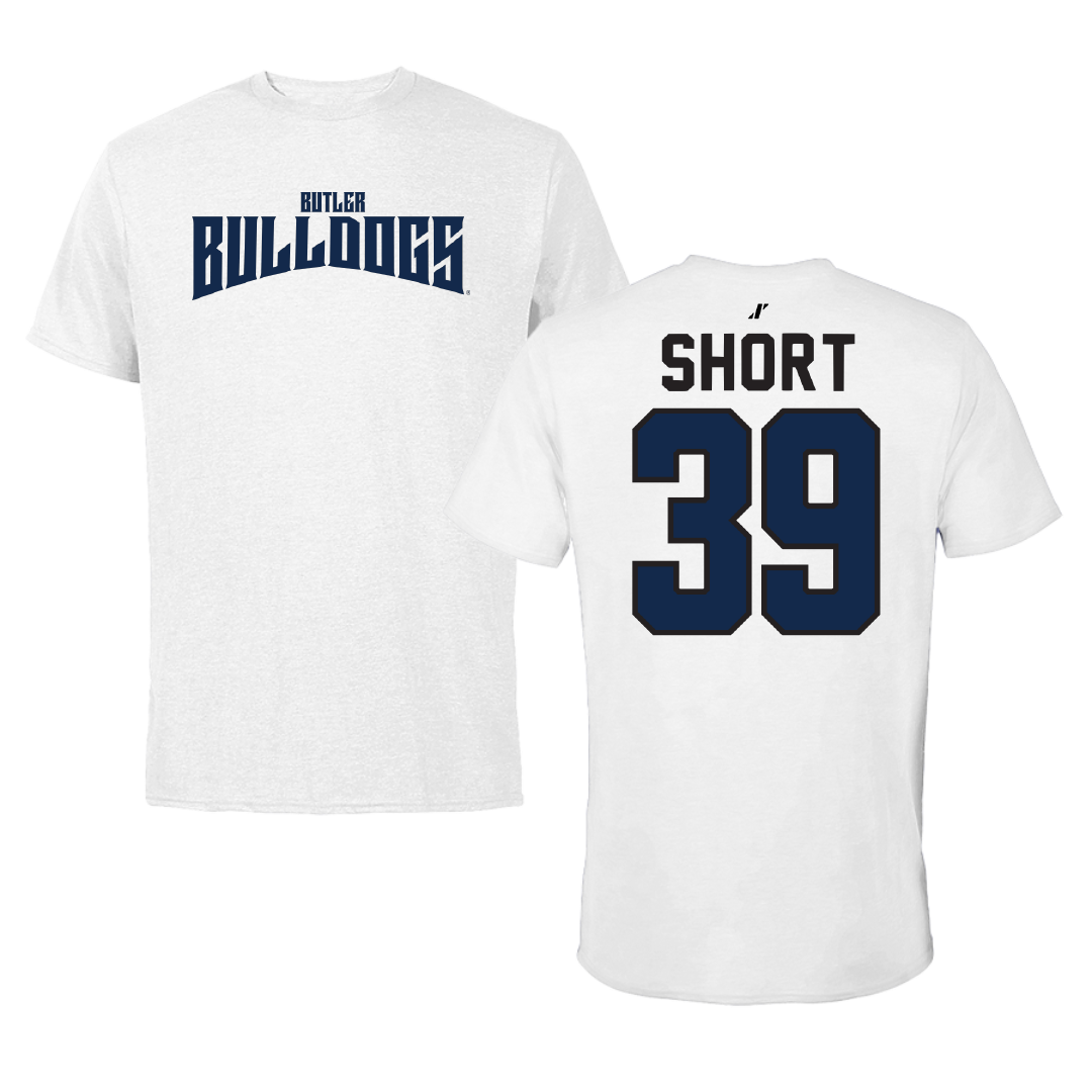 Butler University Football White Classic Tee - #39 Ryan Short