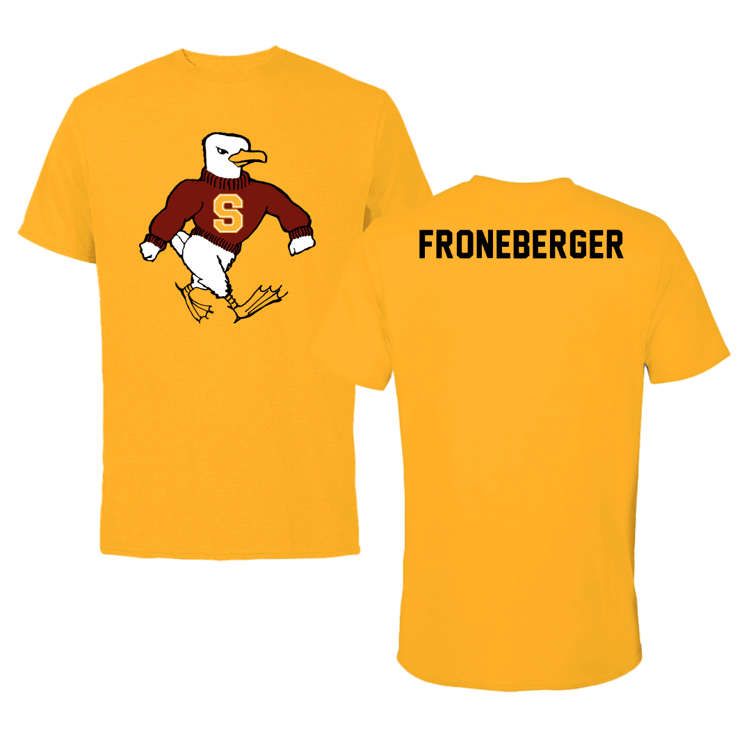 Salisbury University Football Gold Performance Tee - Anthony Froneberger