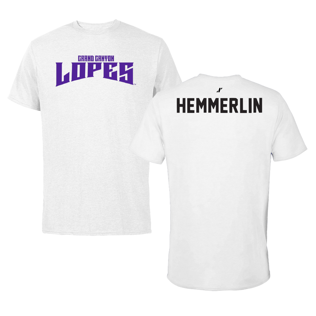 Grand Canyon University TF and XC White Classic Performance Tee - Niki Hemmerlin