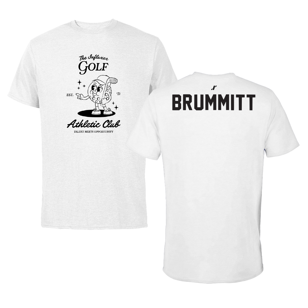 Golf White Influxer Athletic Club Tee - Caleb Brummitt