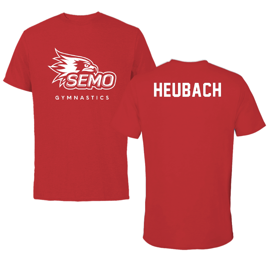 Southeast Missouri State University Gymnastics Red Tee - Olivia Heubach