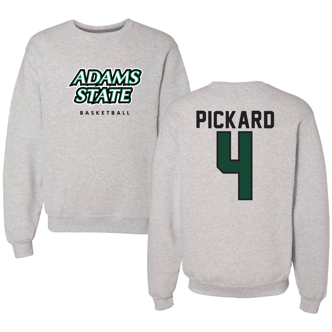 Adams State University Basketball Gray Crewneck - #4 Mykaila Pickard