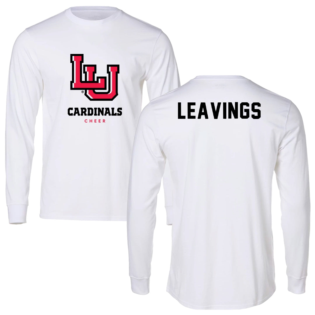 Lamar University Cheer White Performance Long Sleeve - Shelby Leavings