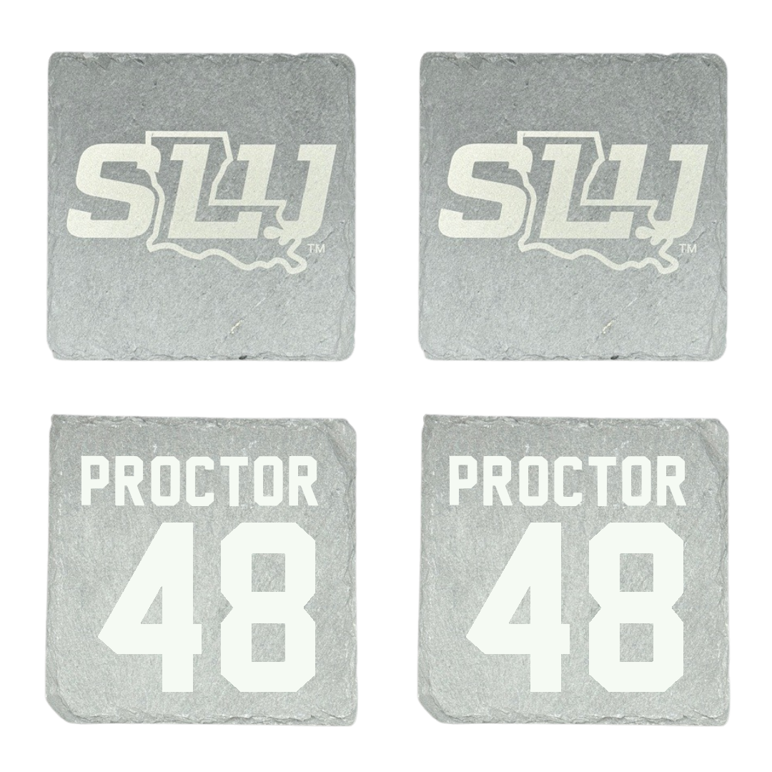 Southeastern Louisiana University Football Stone Coaster (4 Pack)  - #48 Kaleb Proctor
