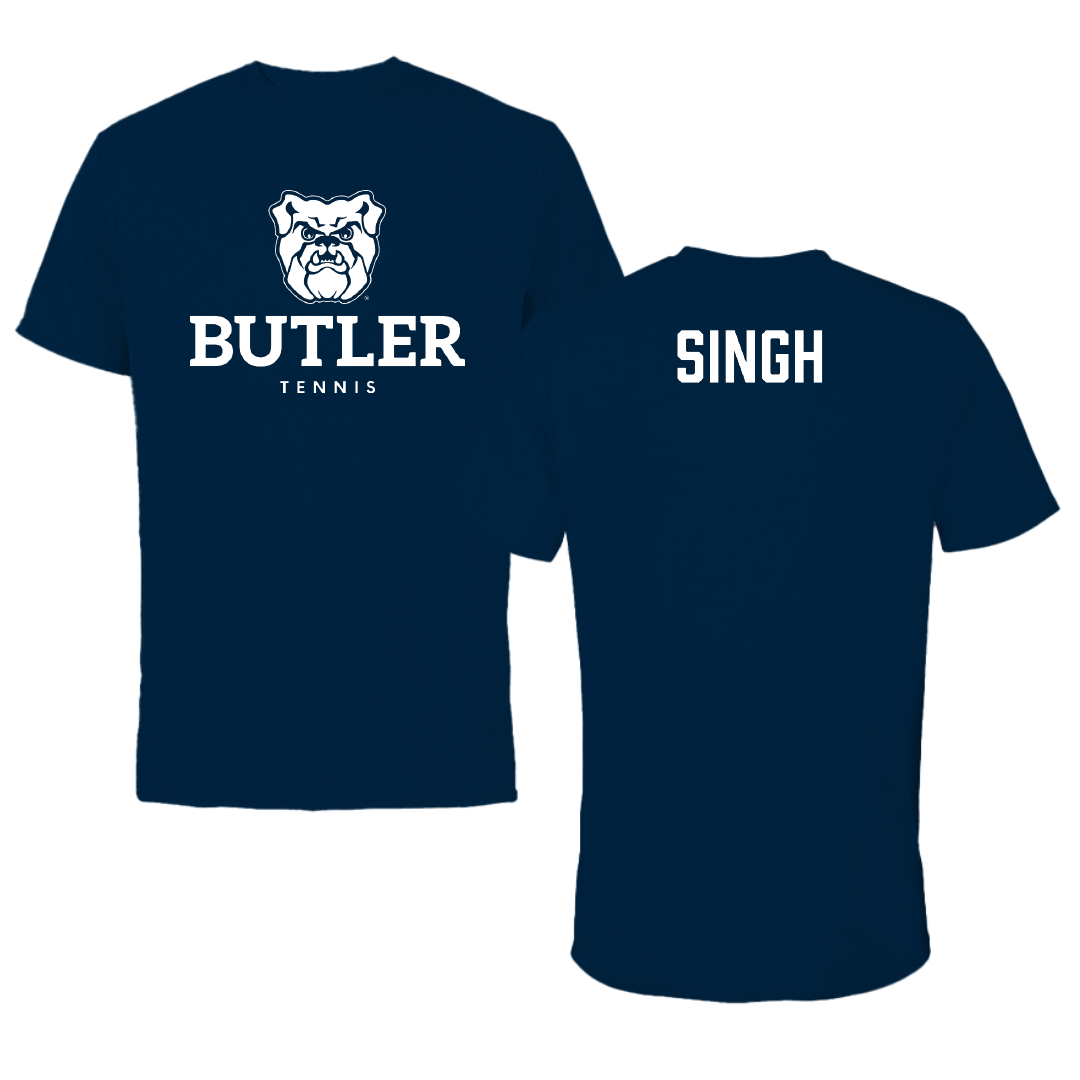 Butler University Tennis Navy Tee - Arnesh Singh