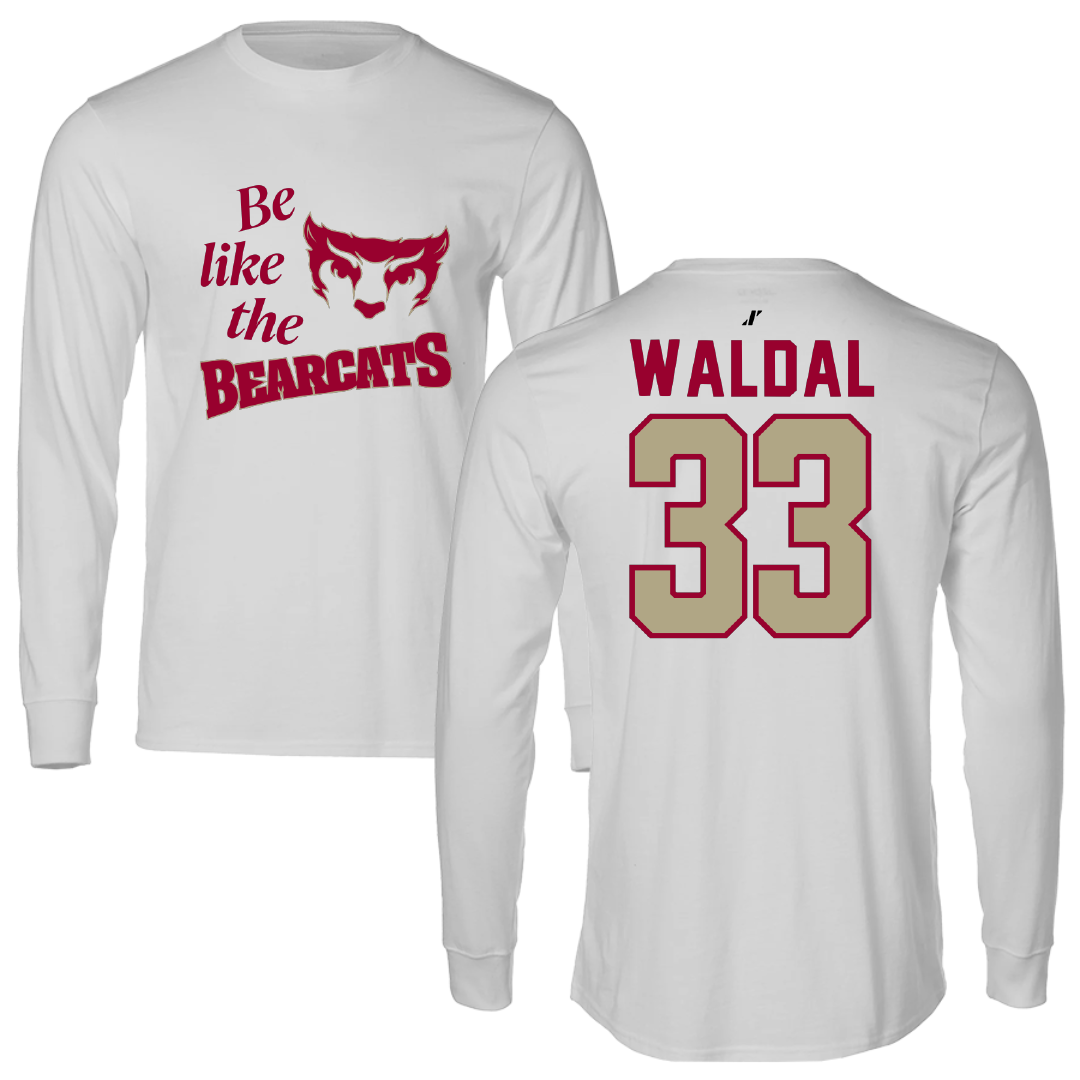 Willamette University Basketball Light Gray Be Like Us Performance Long Sleeve - #33 Elyse Waldal