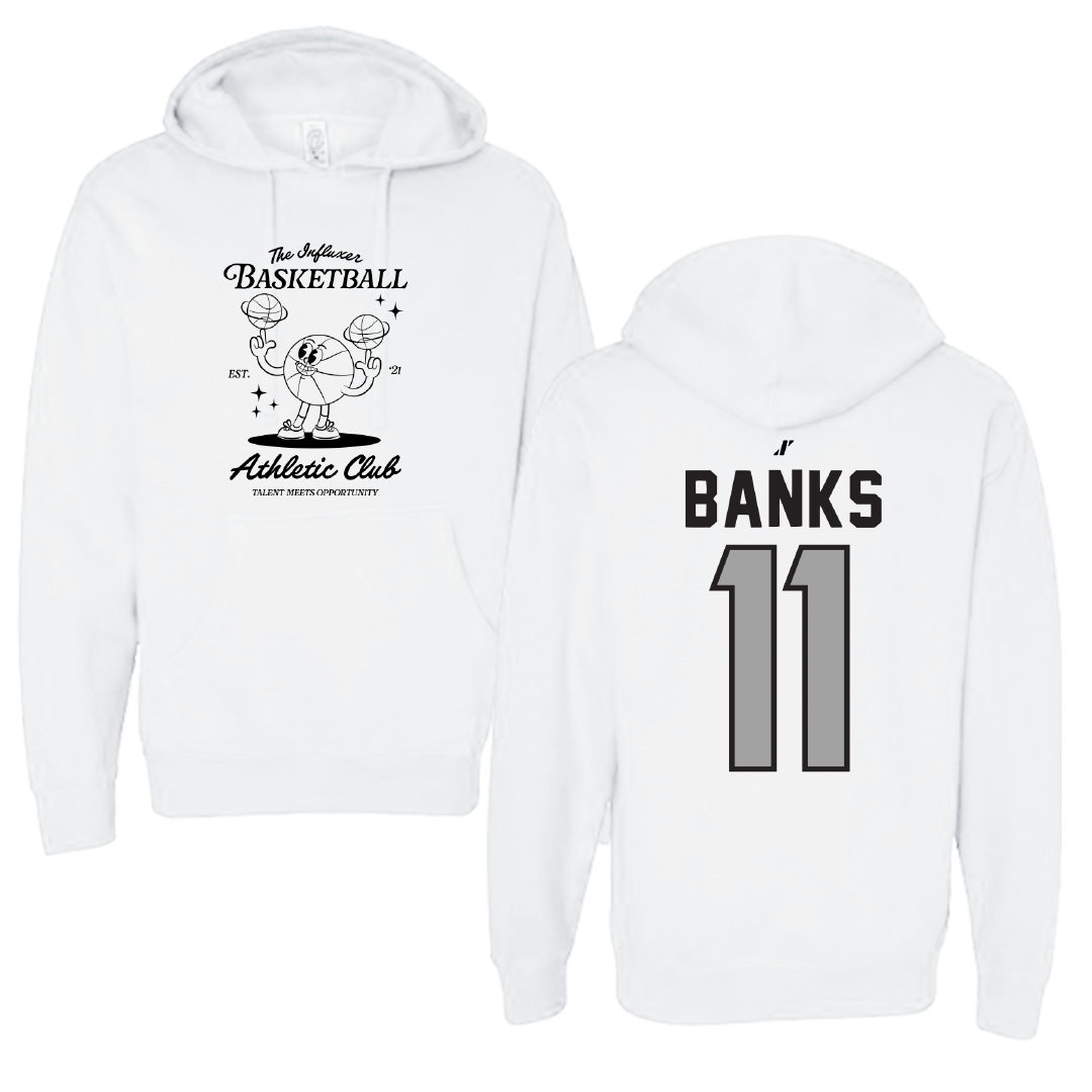 Basketball White Influxer Athletic Club Hoodie - #11 Karlie Banks