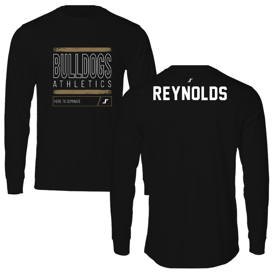 Bryant University TF and XC Black Dominate Performance Long Sleeve - Dawson Reynolds