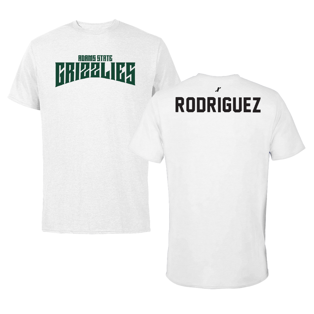 Adams State University Wrestling White Classic Tee - Joel Rodriguez
