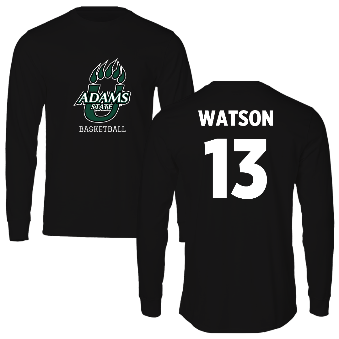 Adams State University Basketball Black State Performance Long Sleeve - #13 Celina Watson