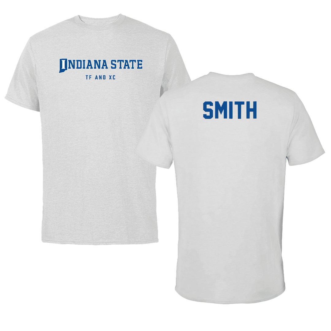 Indiana State University TF and XC Light Gray Performance Tee - Peyton Smith