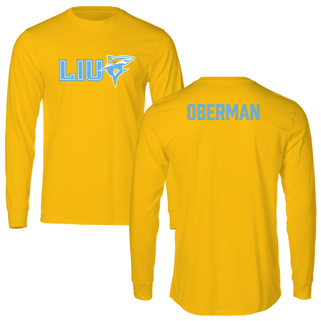 Long Island University Gymnastics Gold Performance Long Sleeve - Maya Oberman