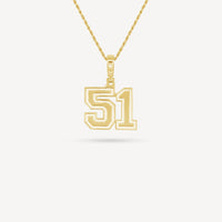 Gold Presidents Pendant and Chain - #51 David Johnson