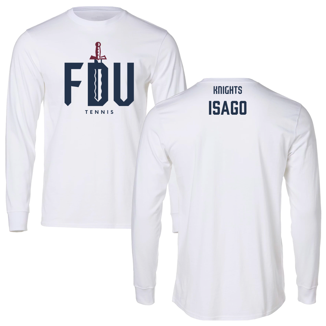 Fairleigh Dickinson University-Metropolitan Campus Tennis White Long Sleeve - Namie Isago